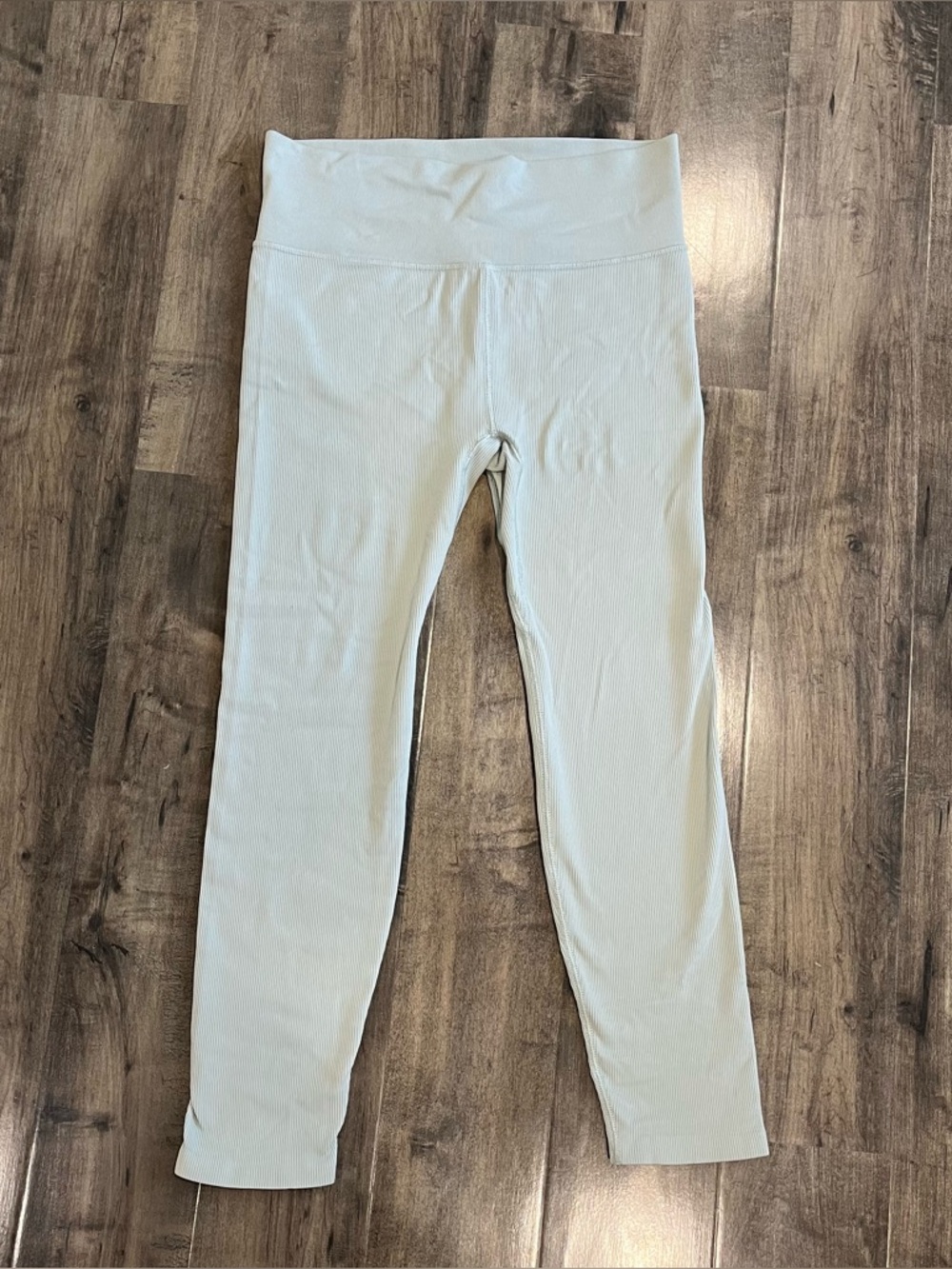 DSG Leggings Womens L Ribbed High Waist Stretch Yoga Activewear Comfort Fit